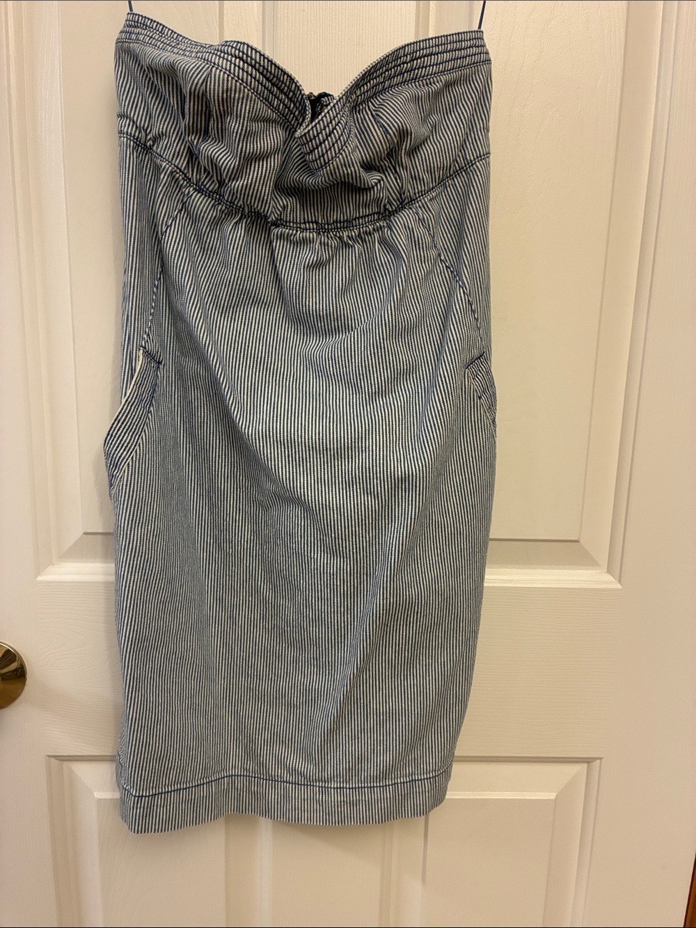 American Eagle Outfitters strapless mini dress with pockets